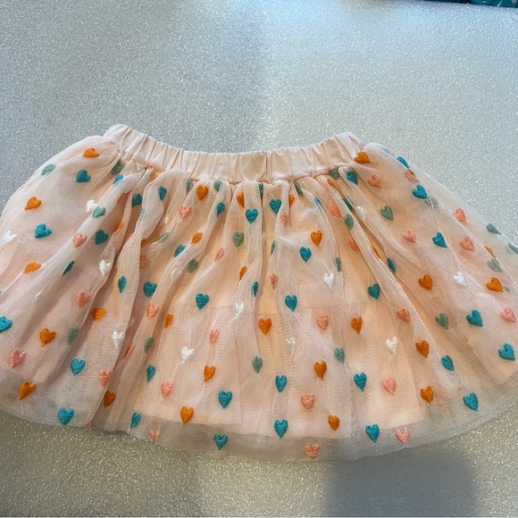 Peek Heart peach Tutu size 3/6 Months - Picture 3 of 5
